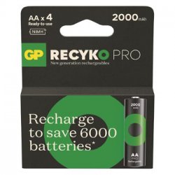Аккумулятор GP Recyko Pro AA 2000mAh, Ni-MH 4 шт