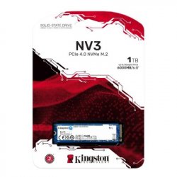 Накопичувач SSD 1TB M.2 NVMe Kingston NV3 M.2 2280 PCIe Gen4.0 x4
