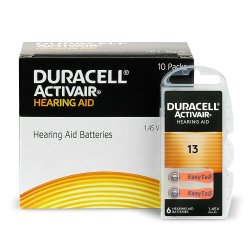 Батарейки для слухових апаратів Duracell Hearing Aid 13 60 шт