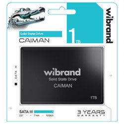 Накопичувач SSD Wibrand Caiman 1TB 2.5" 7mm SATAIII Standard