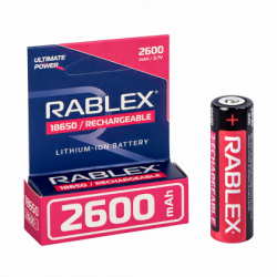 Батарейка аккумуляторная Rablex 18650 2600mAh 3.7v