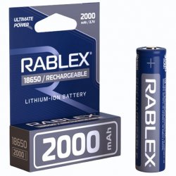 Батарейка аккумуляторная Rablex 18650 2000mAh 3.7v