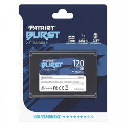 Накопичувач SSD Patriot Burst Elite 120GB 2.5" 7mm SATAIII TLC 3D