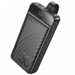УМБ Hoco J123B Element 30000mAh 20W PD/QC 3.0 Black