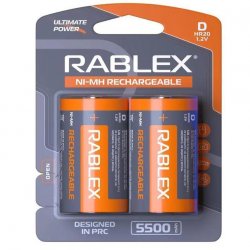 Акумулятор HR20/D Rablex 5500 mAh, NiMH