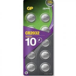 Батарейка GP Batteries CR 2032 Lithium 10 шт