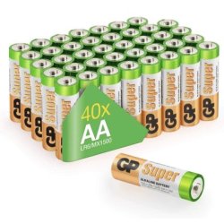Батарейка GP Super Alkaline AA (LR6) пак 40 шт.