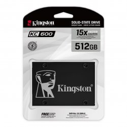 Накопичувач Kingston SSD KC600 512GB 2.5" SATAIII 3D TLC
