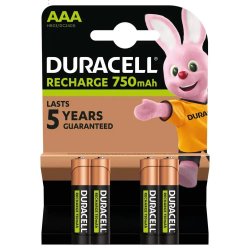 Акумулятор Duracell AAA 750mAh NiMh 4 шт