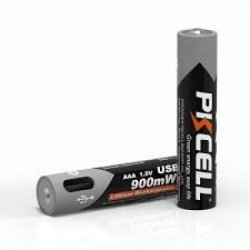 Акумулятори літієва батарейка PKcell USB-C 1,5 В AAA 900 мВт BL4
