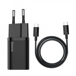 Зарядний пристрій Baseus 25W Super Si Quick Charger PD+QC3.0 Type C to Type C