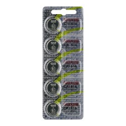 Батарейка Maxell CR-1616 bat(3B) Lithium 5шт