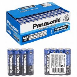Батарейки Panasonic General Purpose AAA (LR03) упаковка, 120 шт