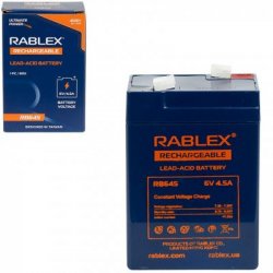 Акумулятор свинцево-кислотний Rablex RB645 6V 4.5Ah