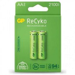 Акумулятор GP Batteries AA 2100mAh NiMh 2шт ReCyko+