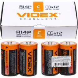 Батарейки Videx Super Heavy Duty LR14 / C  24 шт