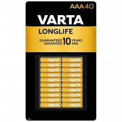 Батарейка Varta Longlife AAA BLI 40 Alkaline