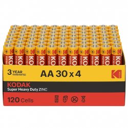 Батарейки Kodak Super Heavy Duty AA 120 шт/уп