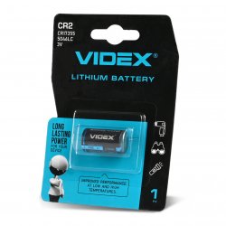 Батарейка літієва Videx CR2 3v 1шт