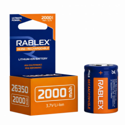 Батарейка аккумуляторная Rablex 26350 2000mAh 3.7v