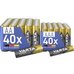 Батарейка Varta Super Heavy Duty AA + AAA BLI 40 + 40 шт