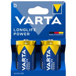 Батарейка Varta Long Life Power D Alkaline 2шт
