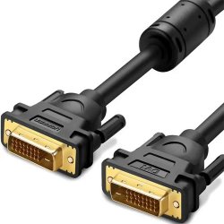 Кабель UGREEN DV101 DVI (24+1) to DVI Gold Plated 2m Black