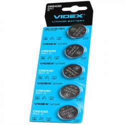 Батарейки Videx CR2430 Litium 3v 5 шт