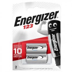 Батарейка Energizer CR-123A Lithium 2шт