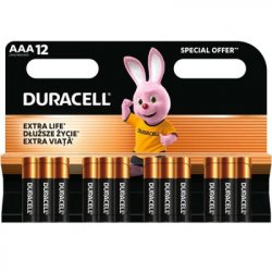Батарейки Duracell ААА LR03 MN2400 1x12 шт.