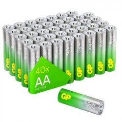 Батарейка GP Super Alkaline AA (LR6) пак 40 шт.