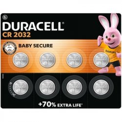 Літієва батарейка Duracell  CR 2032 3В 8 шт