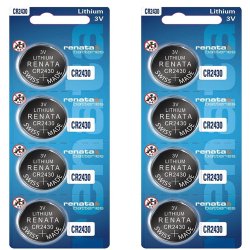 Батарейка літієва Renata CR2430 8 шт BLISTER CARD