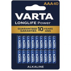 Батарейка Varta Longlife Power AAA BLI 40 Alkaline