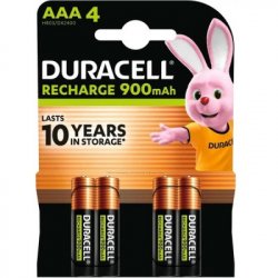 Аккумулятор Duracell Recharge AAA 900 мАч 4 шт