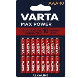 Батарейки Varta Longlife Max Power AAA BLI 40 Alkaline