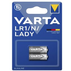 Батарейка лужна Varta LR1/N 1.5V, BL 2шт