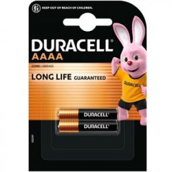 Лужна Батарейка Duracell AAAA, 1.5 V, блістер 2шт
