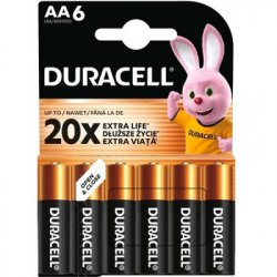 Батарейка Duracell Basic AA/LR06 MN1500 BL 6шт