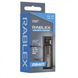 Зарядний пристрій Rablex RB401 на 1 поток АА,AAA, 18650, 14500, 16340