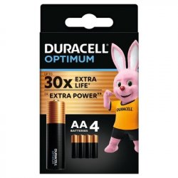 Лужні батарейки Duracell Optimum AA / LR6, 1.5v,  20 шт