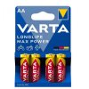 Батарейки Varta Longlife Max Power AA BLI 4 Alkaline