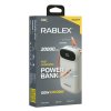 Повербанк Rablex RB20FP, 20000mAh, Lightning, Type-C, Швидка зарядка, 120W, PD35W