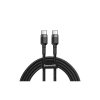 Кабель Baseus Cafule PD2.0 60W flash charging USB cableType-C-Type-C 2M Gray+Black