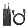 Зарядний пристрій Baseus 25W Super Si Quick Charger PD+QC3.0 Type C to Type C