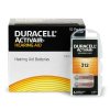 Батарейки для слухових апаратів Duracell Hearing Aid 312 60 шт