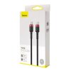 Кабель Baseus Cafule PD2.0 100W flash charging Type-C For Type-C cable 2m Red+Black