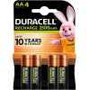 Аккумулятор Duracell Recharge AA 2500 мАч 4 шт