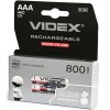 Батарейка акумулятор Videx AAA 800mah 2 шт